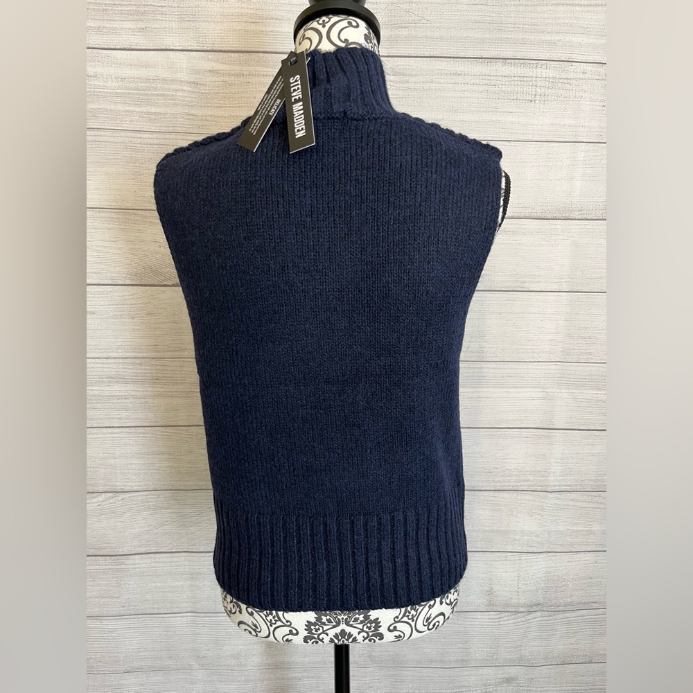 Steve Madden | NWT Wool Blend Serin Sleeveless Sweater - Picture 4 of 9